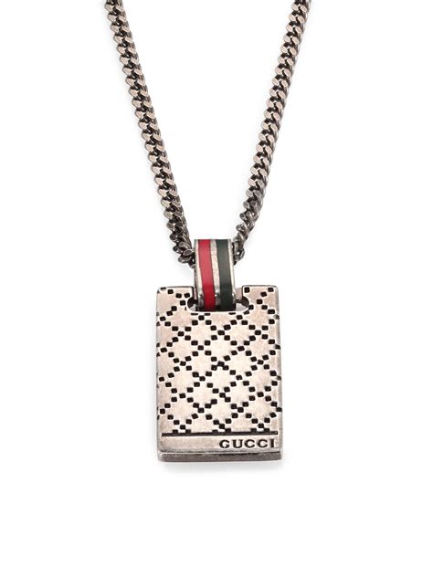 gucci bead necklace|gucci necklace men.